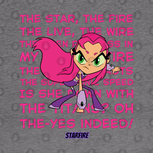 Teen Titans Go To The Movies - Starfire by THINK. DESIGN. REPEAT.